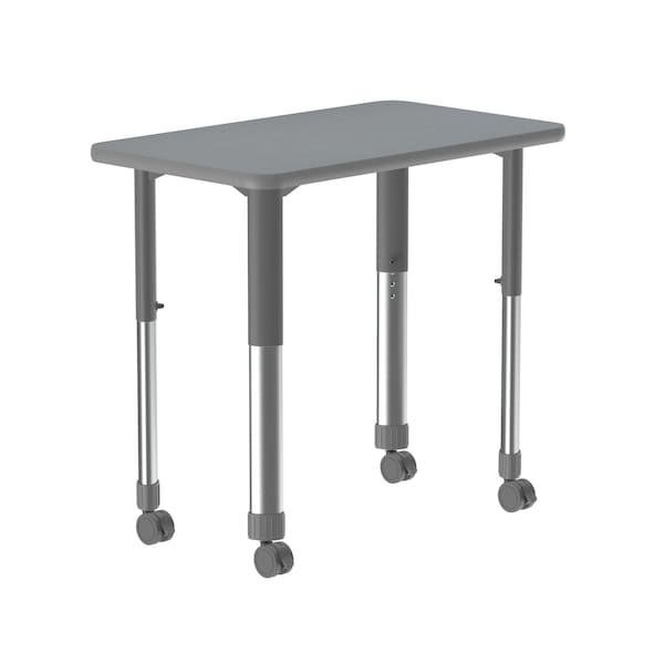 TFL Collaborative Desk - Casters - Rec